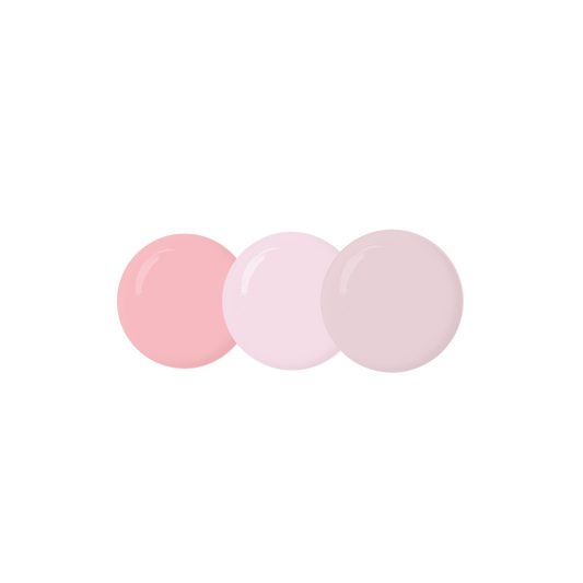 Pro Pink Acrylic Trio